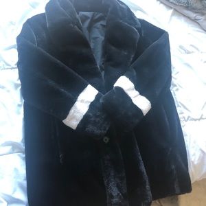 Reversible Faux Fur Coat